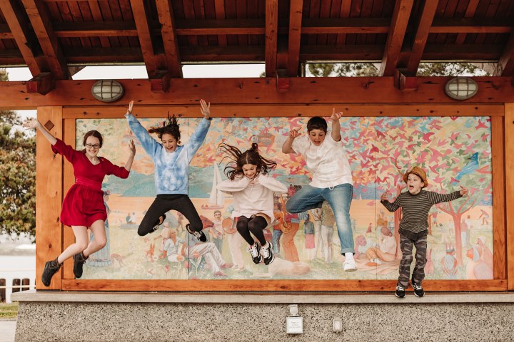 Blended Family During Pandemic Wedding